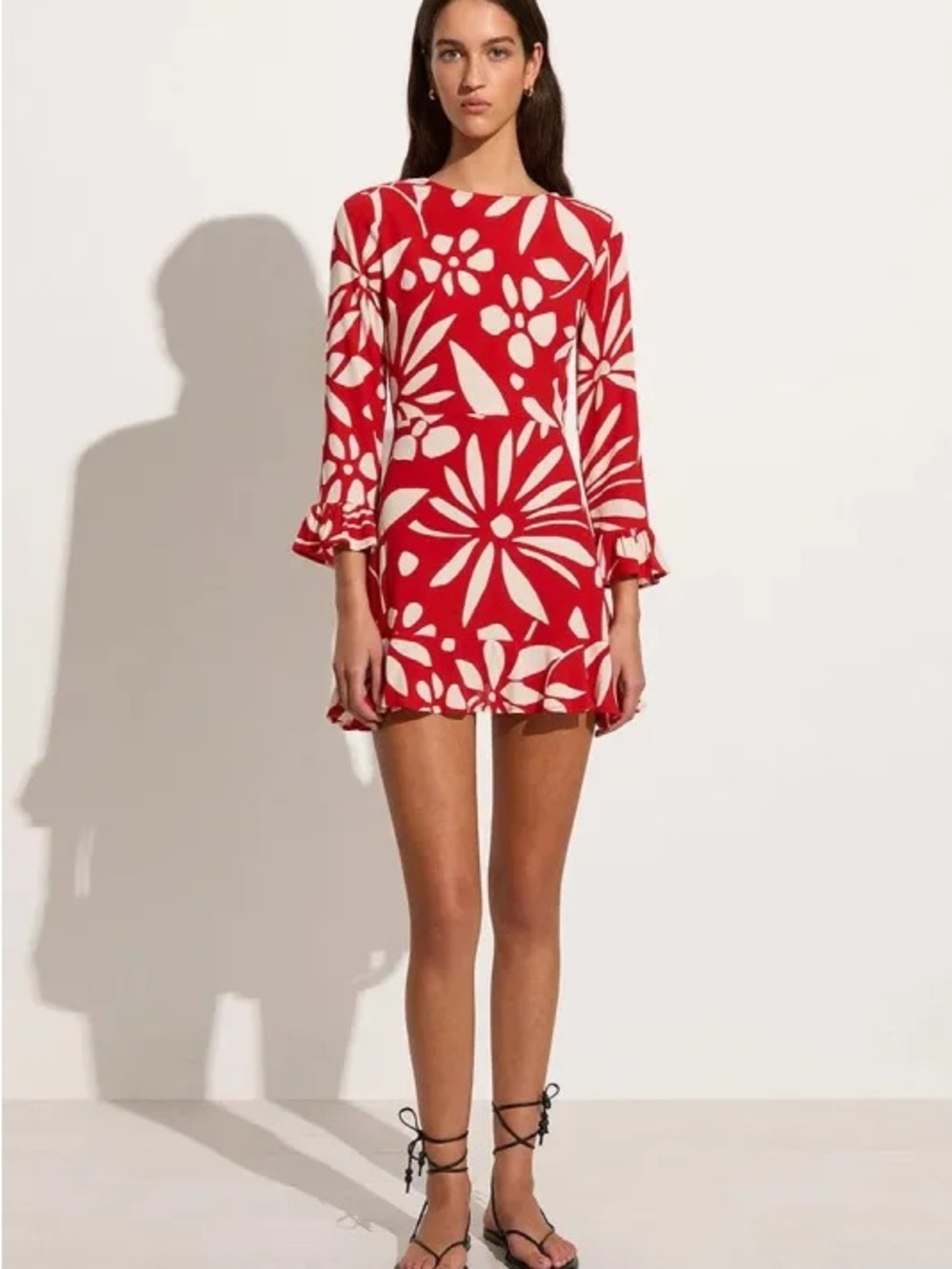 Faithfull the Brand El Cid Mini Dress De La Paz Floral SIZE M NWT
